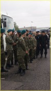 Klasy mundurowe PZS w Lędzinach na Lotniczym Festynie Służb Mundurowych w Katowicach - Muchowcu